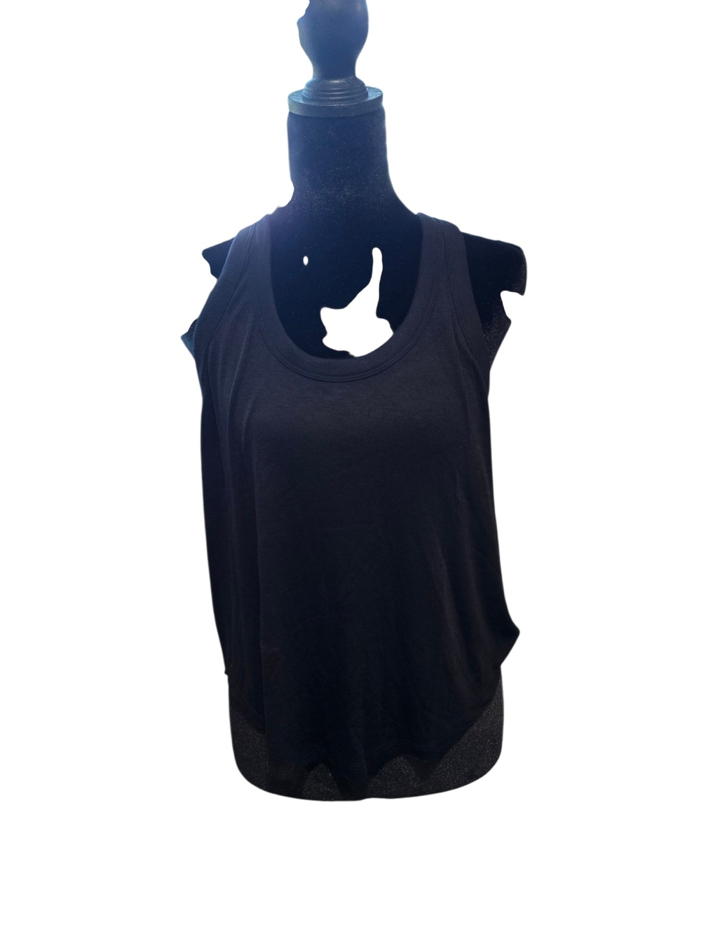 Old Navy Black Scoop Neck Tank Top - Women